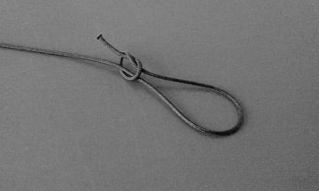 Der Pen-Knoten, noch locker.
