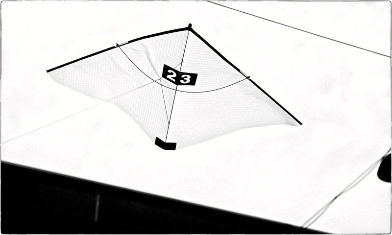 Small kite with number 23.