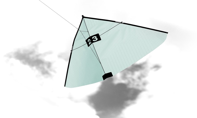 Kite in Icarex mint special color.